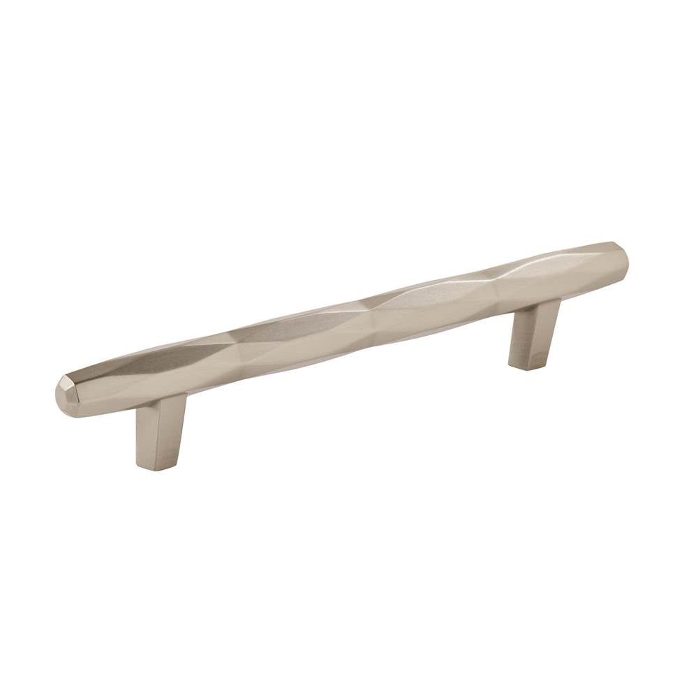 Amerock - St. Vincent 5-1/16 in (128 mm) Center-to-Center Satin Nickel Cabinet Pull - Satin Nickel