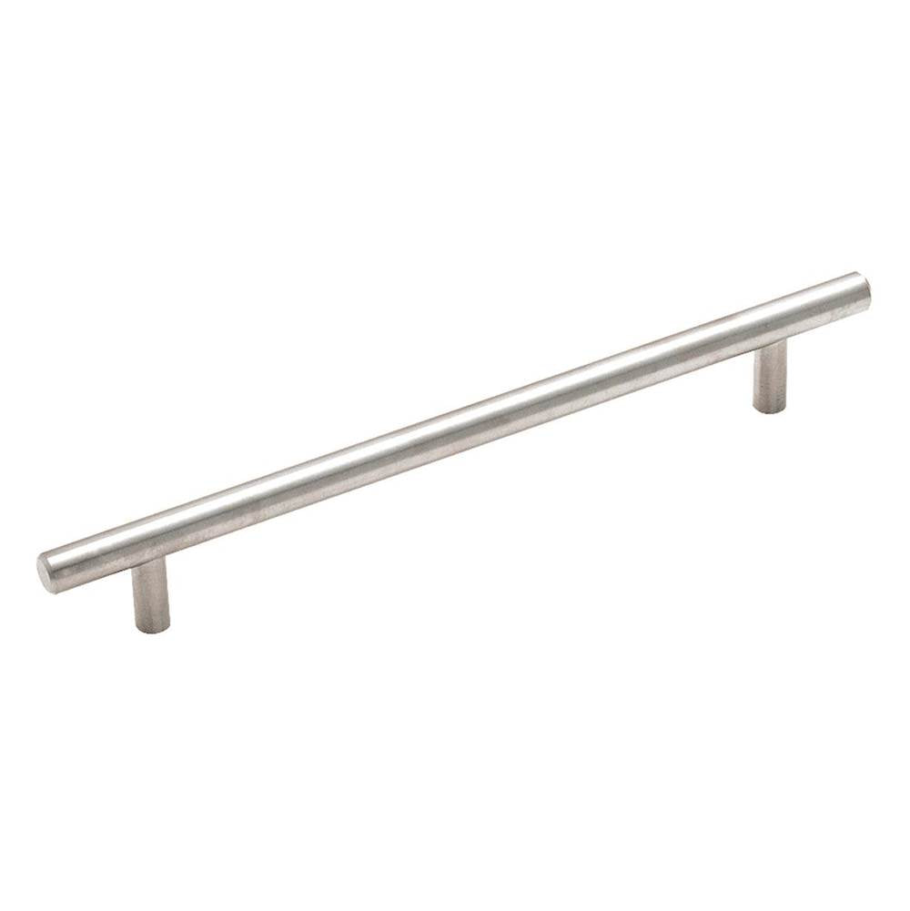 Amerock - Bar Pulls 7-9/16 in (192 mm) Center-to-Center Stainless Steel Cabinet Pull - Stainless Steel