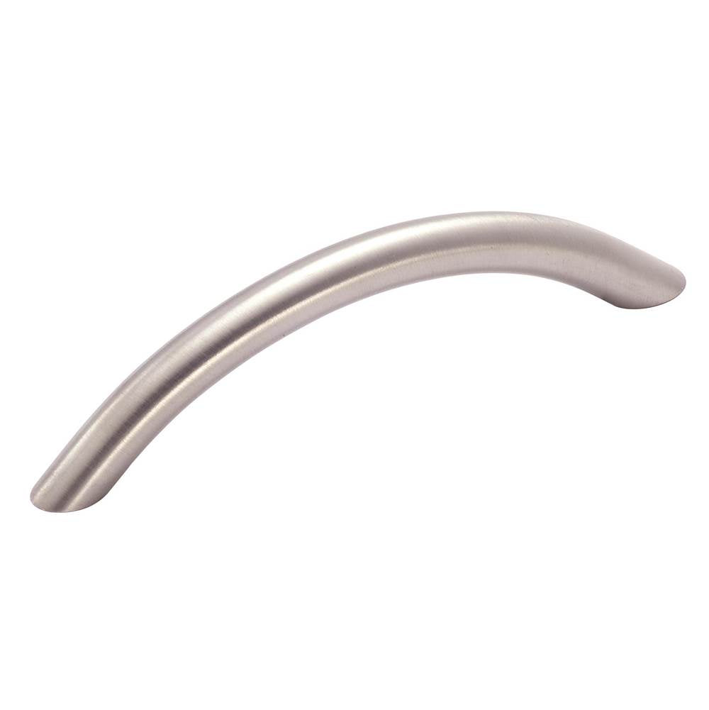 Amerock - Essential''Z Stainless Steel 3-3/4 in (96 mm) Center-to-Center Stainless Steel Cabinet Pull - Stainless Steel
