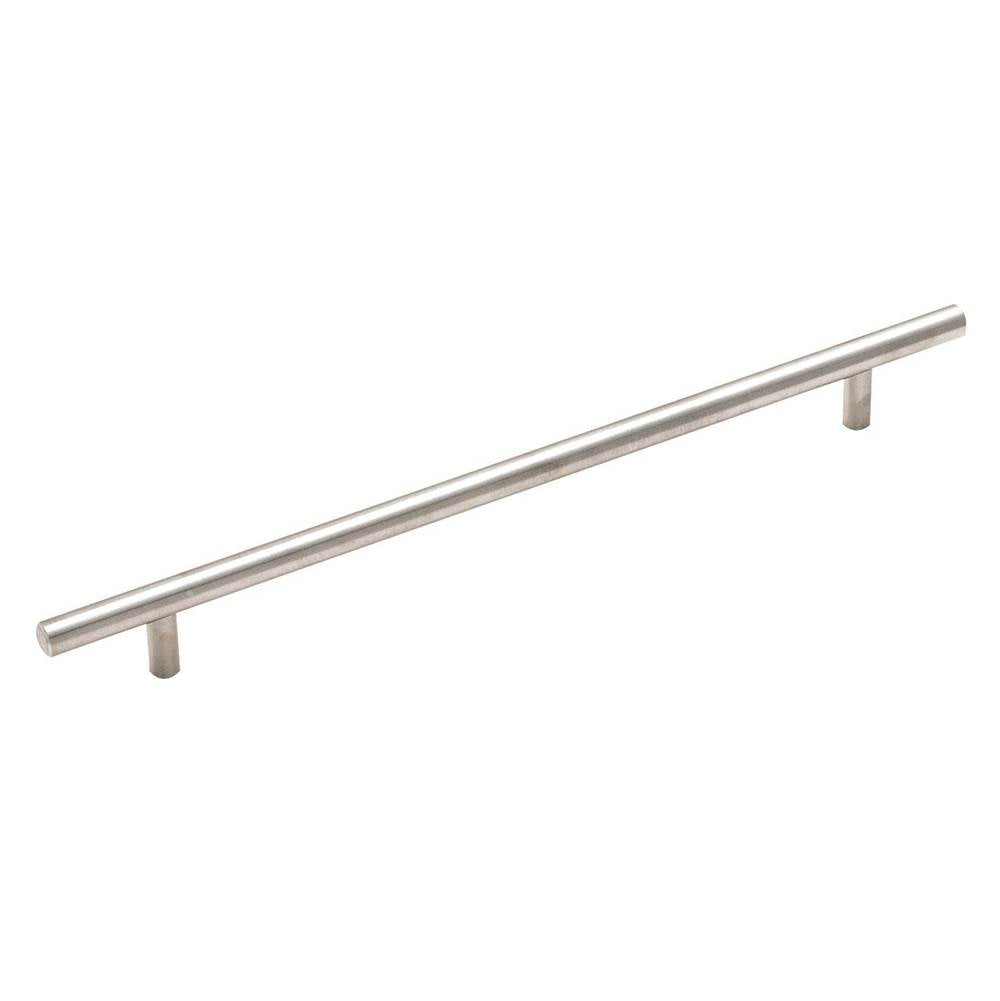 Amerock - Bar Pulls 10-1/16 in (256 mm) Center-to-Center Sterling Nickel Cabinet Pull - Sterling Nickel