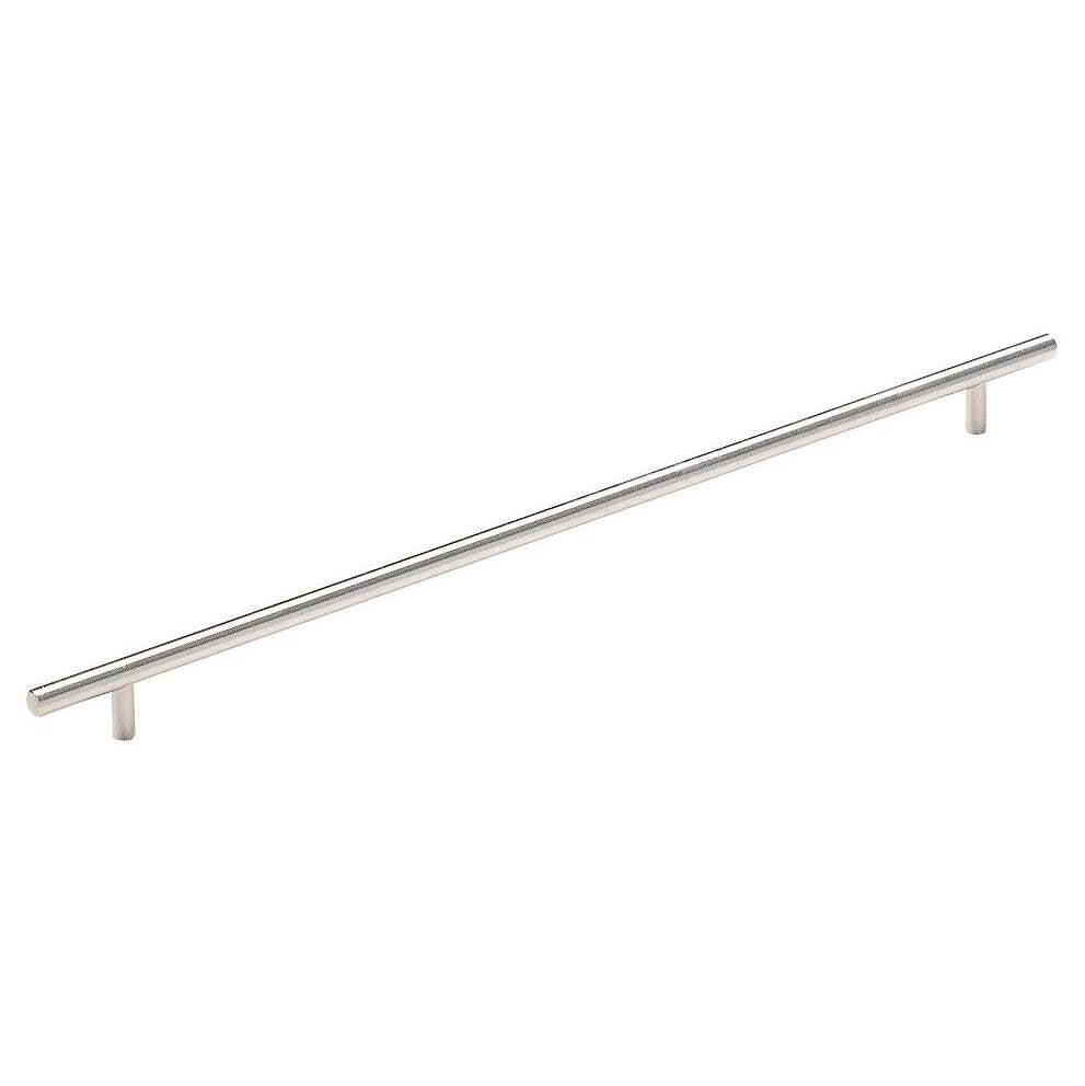 Amerock - Bar Pulls 16-3/8 in (416 mm) Center-to-Center Sterling Nickel Cabinet Pull - Sterling Nickel