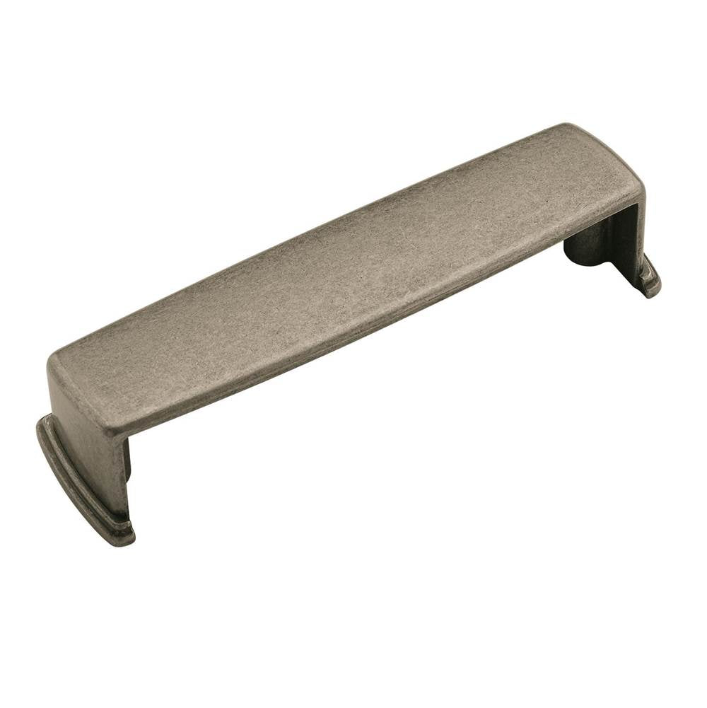 Amerock - Kane 3-3/4 in (96 mm) Center-to-Center Weathered Nickel Cabinet Cup Pull - Weathered Nickel
