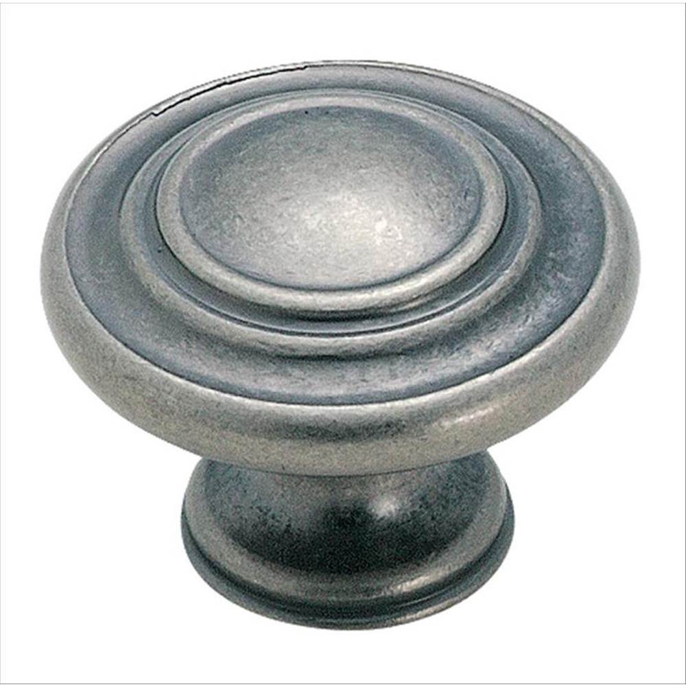 Amerock - Inspirations 1-5/16 in (33 mm) Diameter Weathered Nickel Cabinet Knob - Weathered Nickel