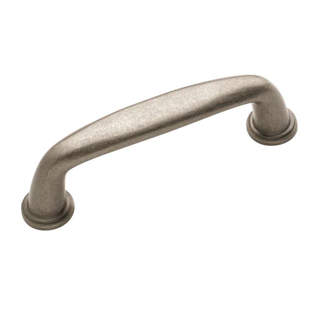 Amerock - Kane 3 in (76 mm) Center-to-Center Weathered Nickel Cabinet Pull - Weathered Nickel
