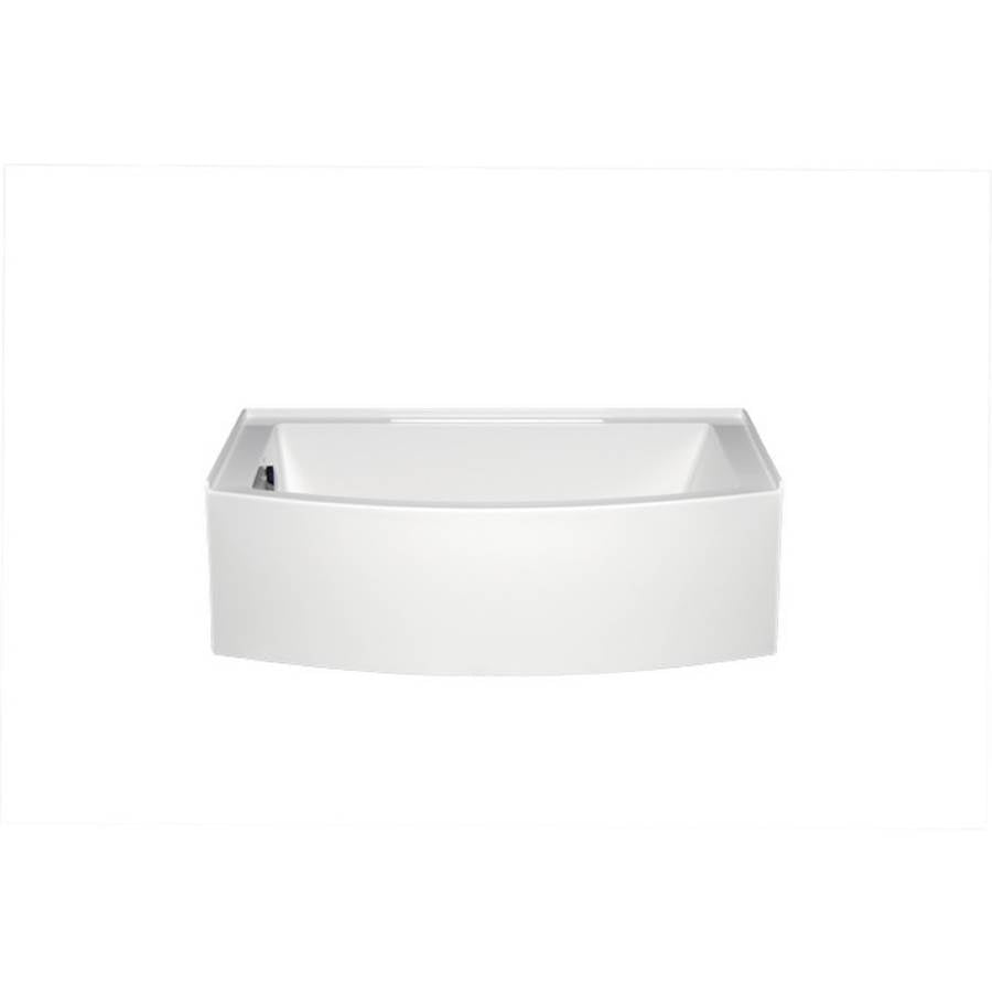 Americh - Mezzaluna 6032 ADA Right Hand - Builder Series / Airbath 5 Combo - White - White