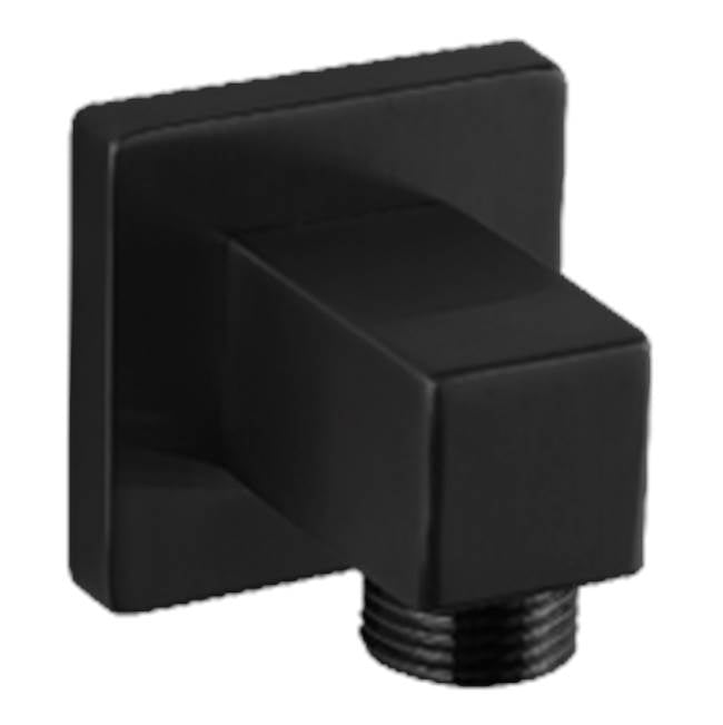 Artos - Shower Outlet Elbow SQU Black - Black