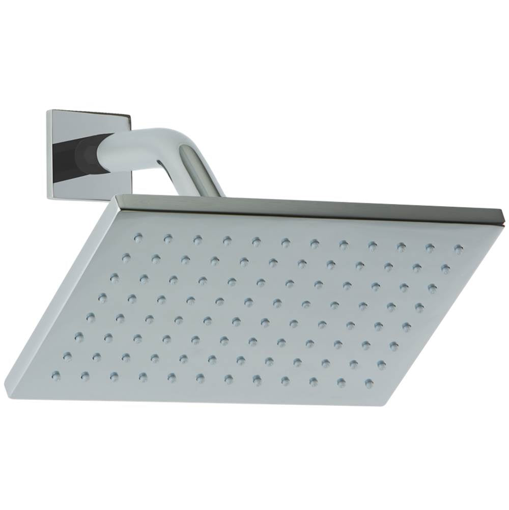 Artos - R+S 8'' Shower Rainhead Wall Mount, Black - Black