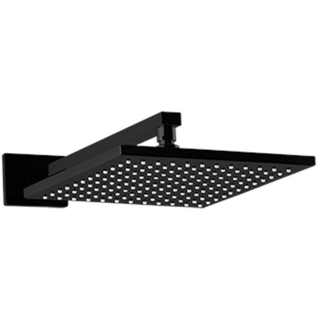 Artos - 10'' Shower Rainhead Wall Mount SQU Black - Black