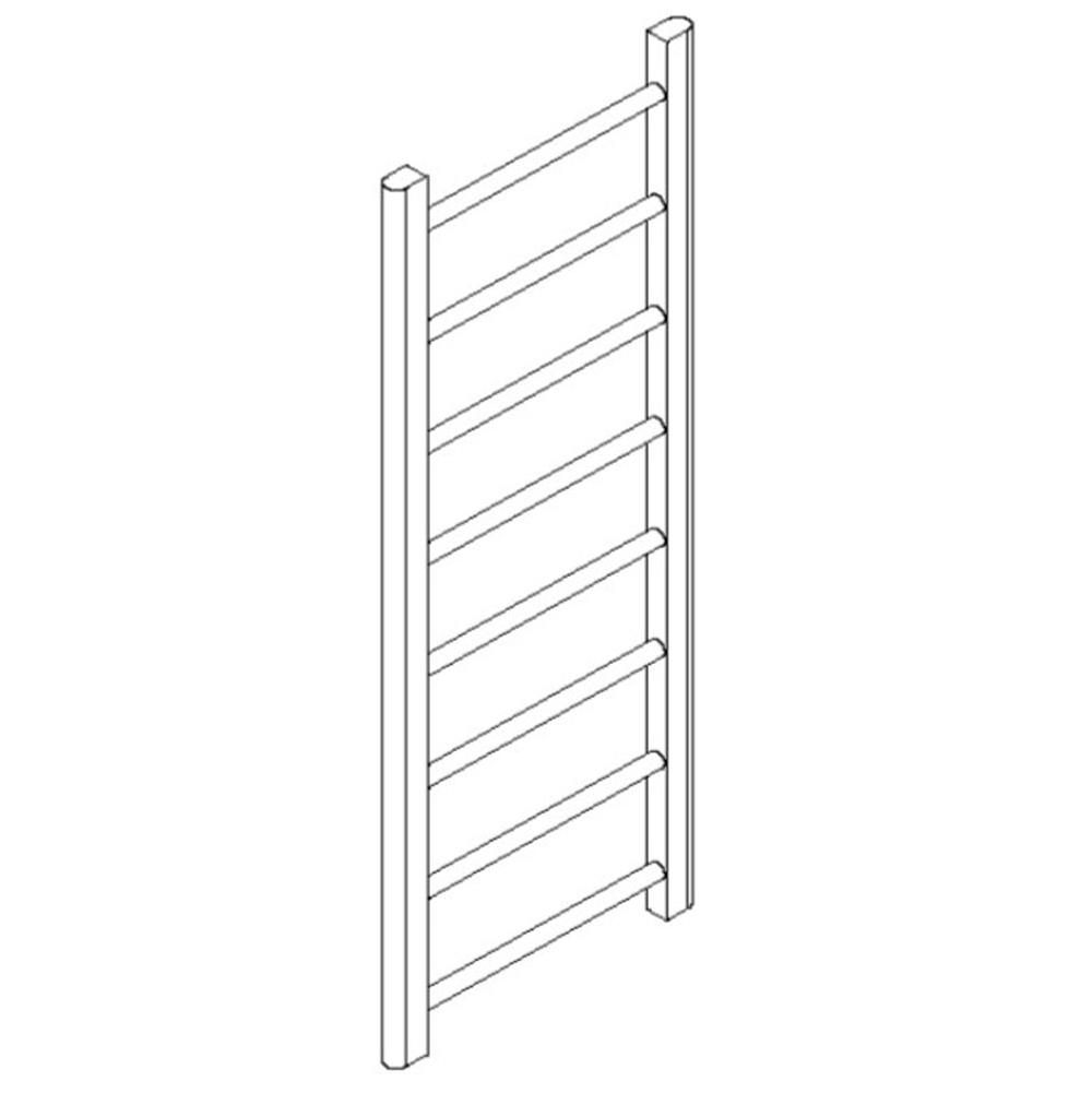Artos - Ryton Towel Warmer 47'' x 18'' Hardwired Polished Nickel - Polished Nickel