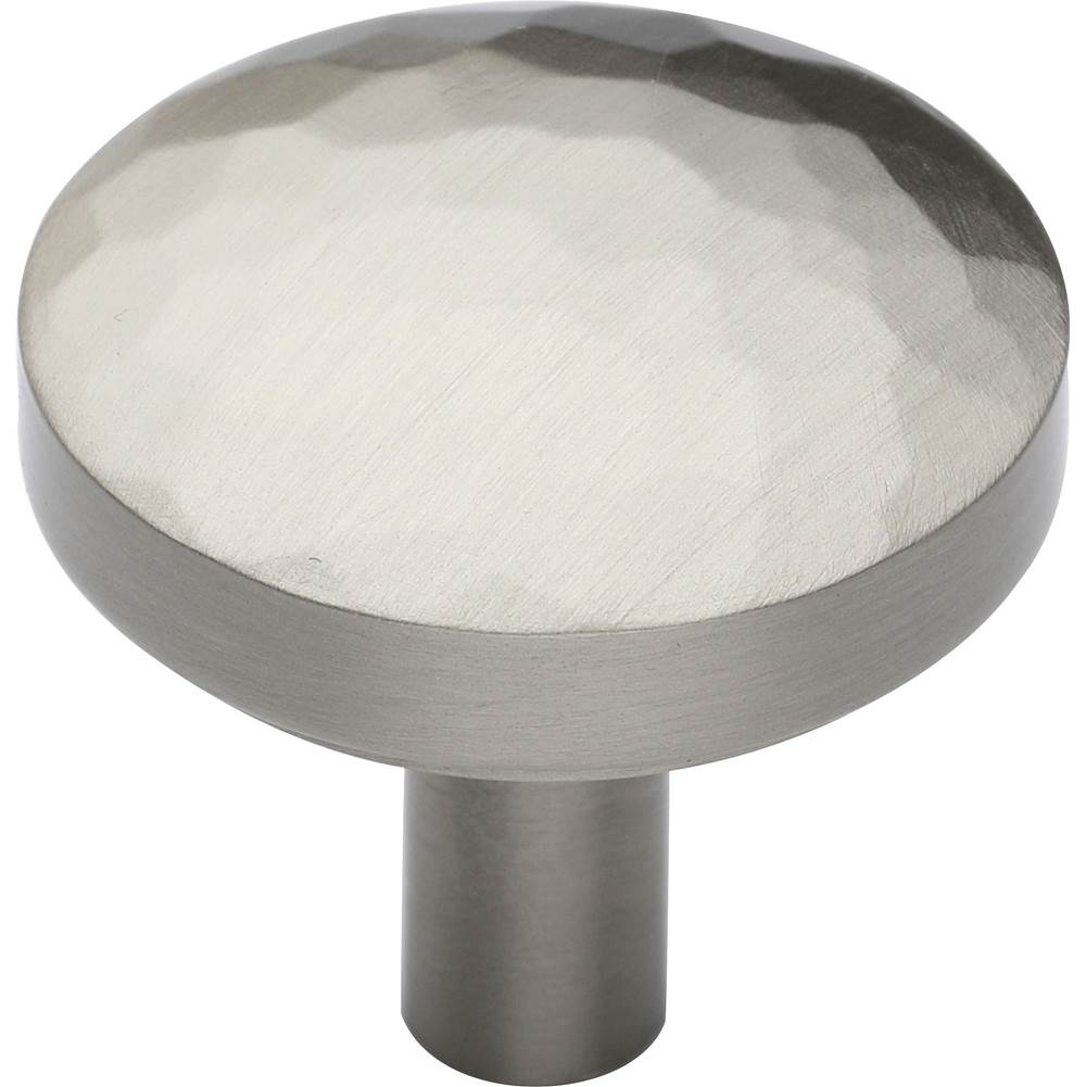 Ashley Norton - Hammered Tayo Cabinet Knob - Satin Nickel