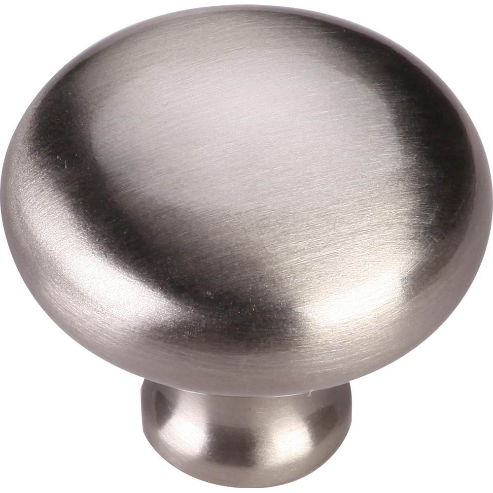 Ashley Norton - Round Cabinet Knob - Satin Nickel