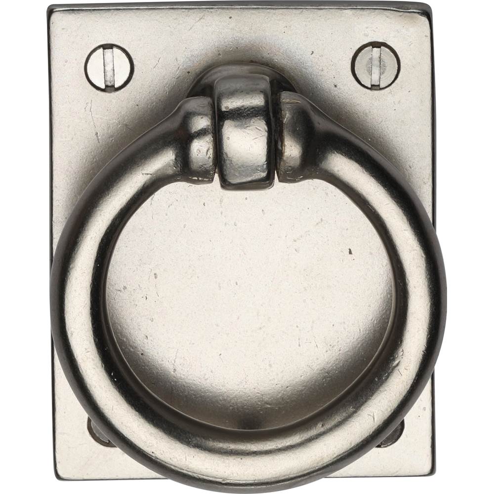 Ashley Norton - Drop Pull on Plate - White Bronze