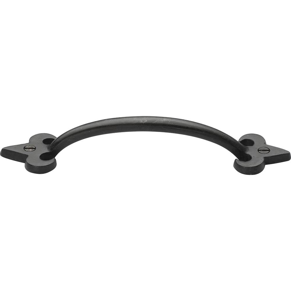 Ashley Norton - Front Mounted Fleur-de-lis Cabinet Pull - Dark Bronze