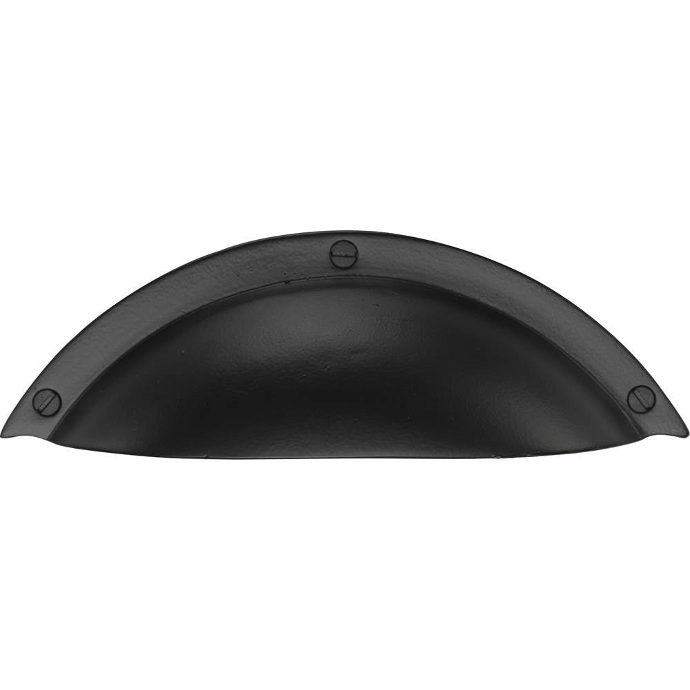 Ashley Norton - Wide Front Mounted Cup Pull - Black