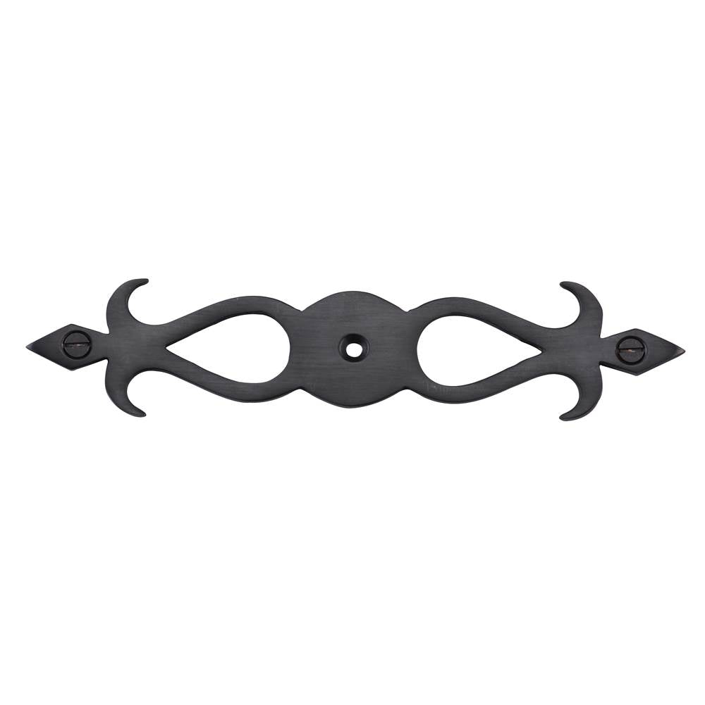 Ashley Norton - Fleur-de-lis Cabinet Knob Backpate - Oil Rubbed Bronze