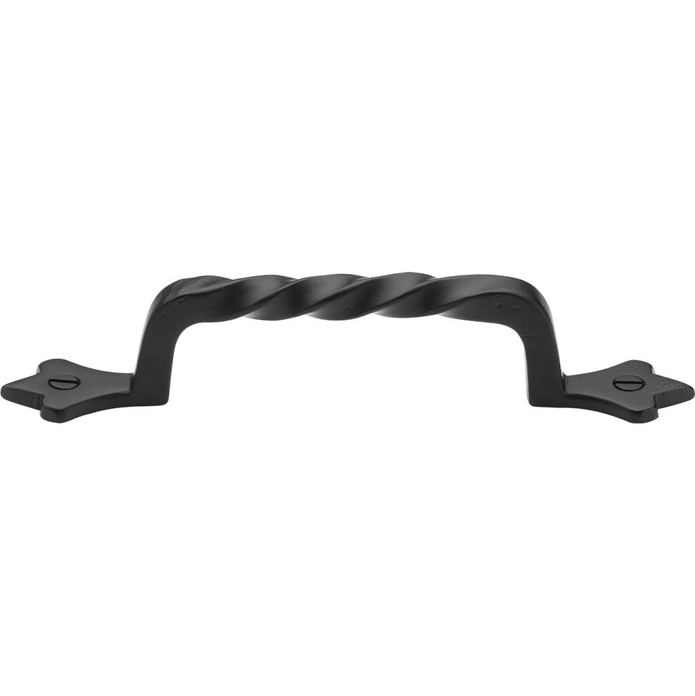 Ashley Norton - Front Mounted Twist Cabinet Pull - Black