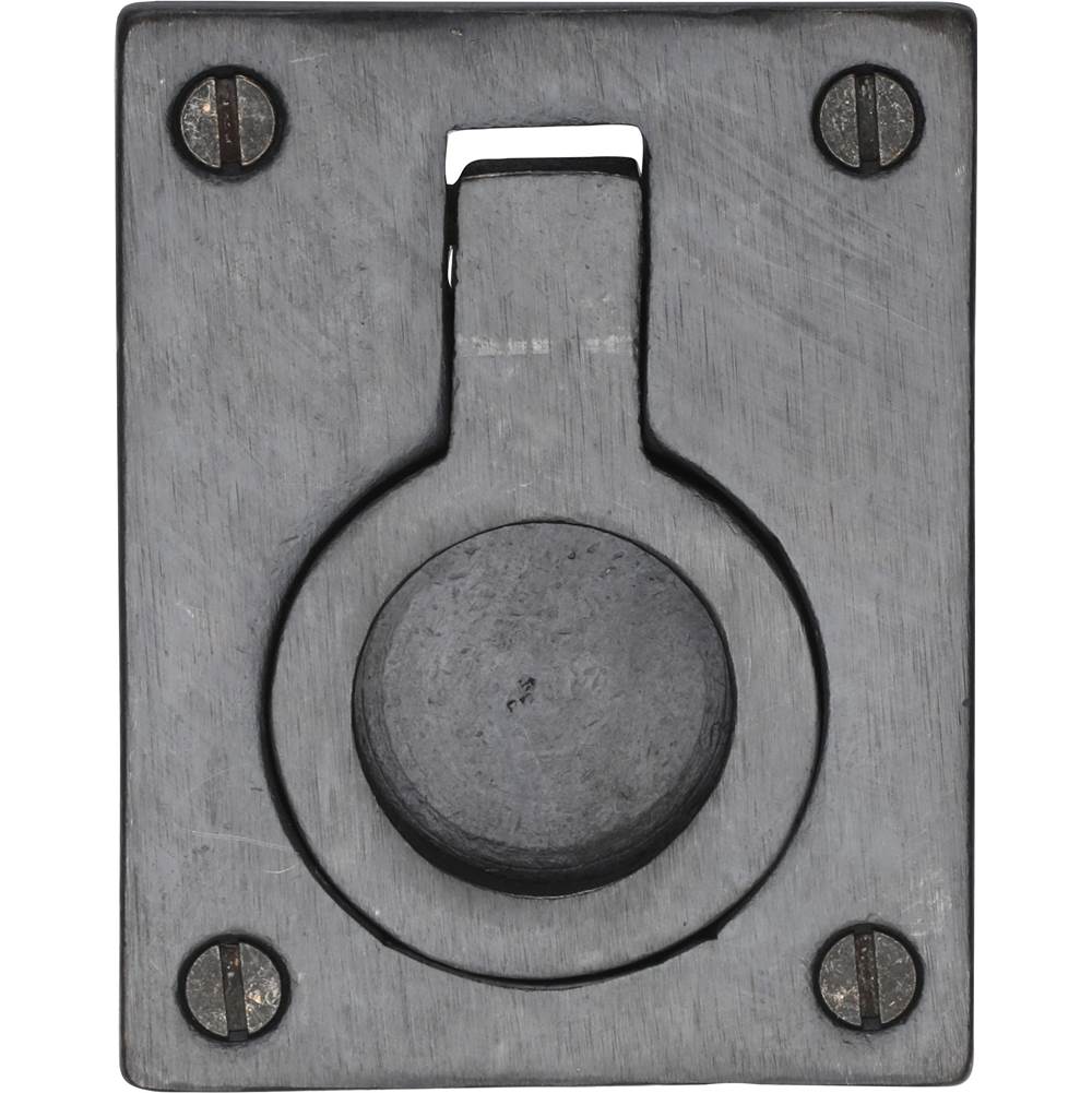 Ashley Norton - Front Mounted Military Ring Pull for Cabinets - Dark Bronze