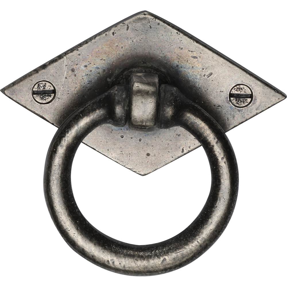 Ashley Norton - Round Drop Pull on Plate - White Medium