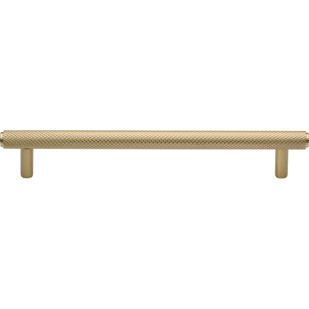 Ashley Norton - Basel Knurled Cabinet Pull - Satin Brass