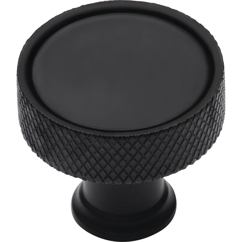 Ashley Norton - Lisbon Knurled Cabinet Knob - Black