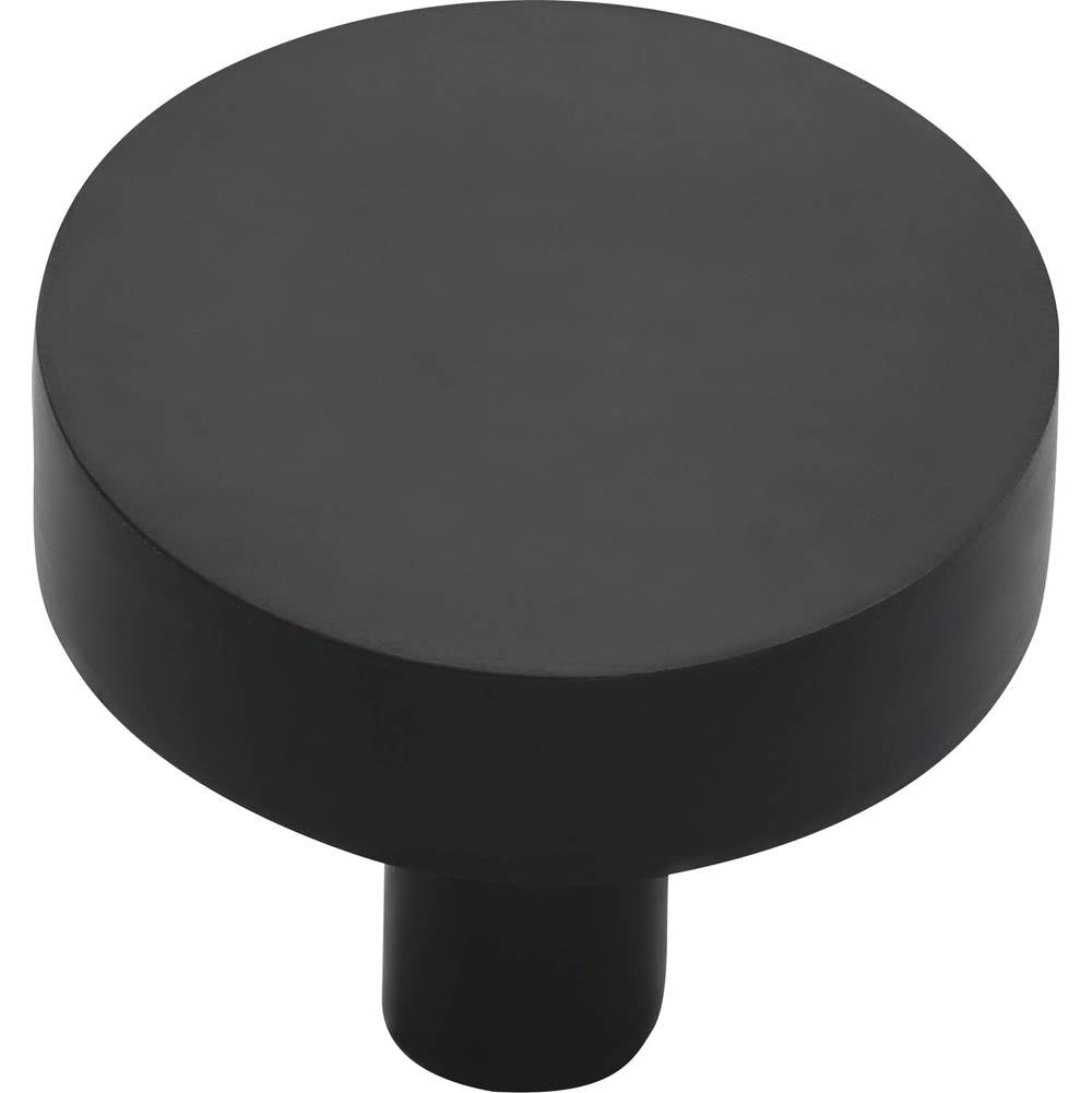 Ashley Norton - Modern Disc Cabinet Knob - Black