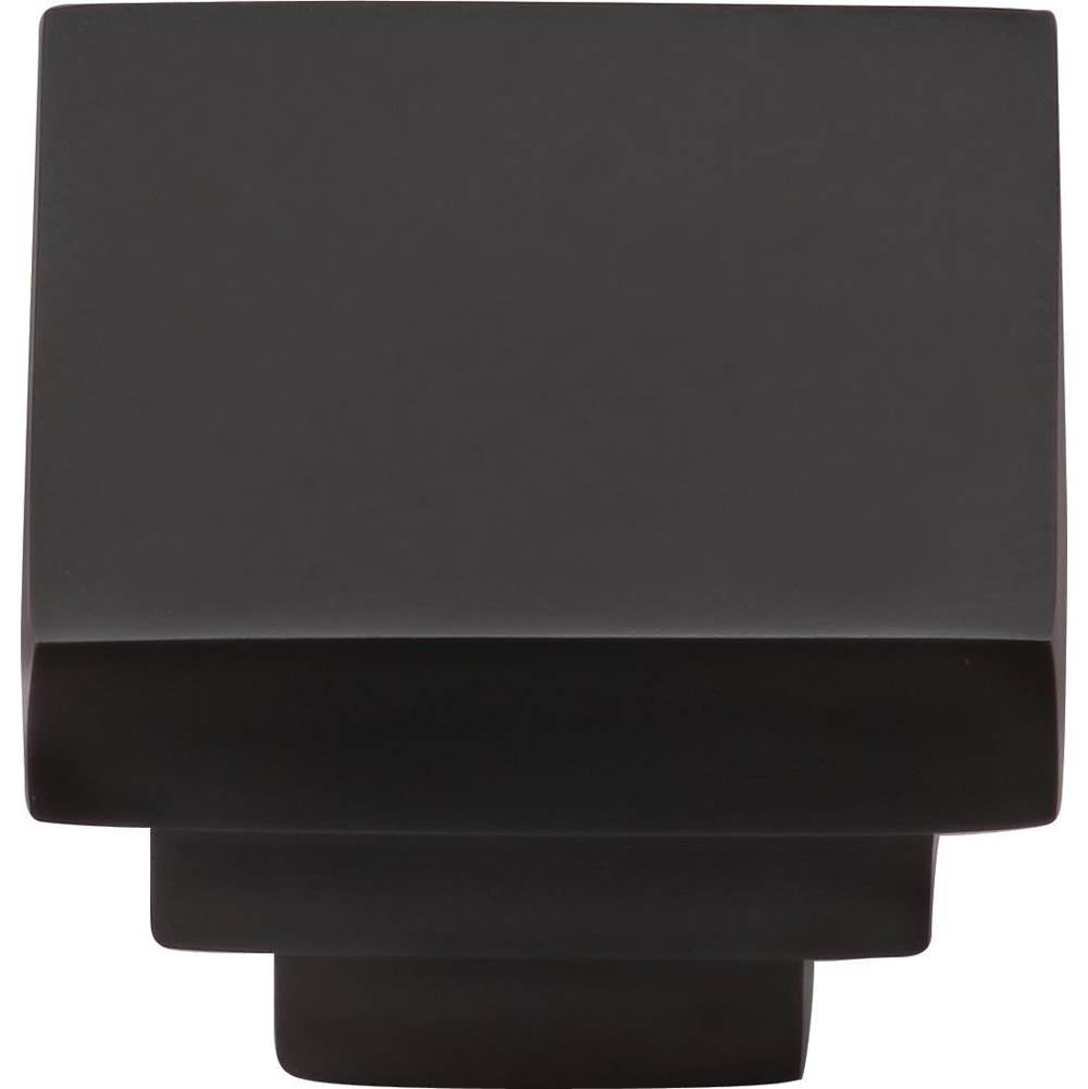 Ashley Norton - Square Step Cabinet Knob - Black