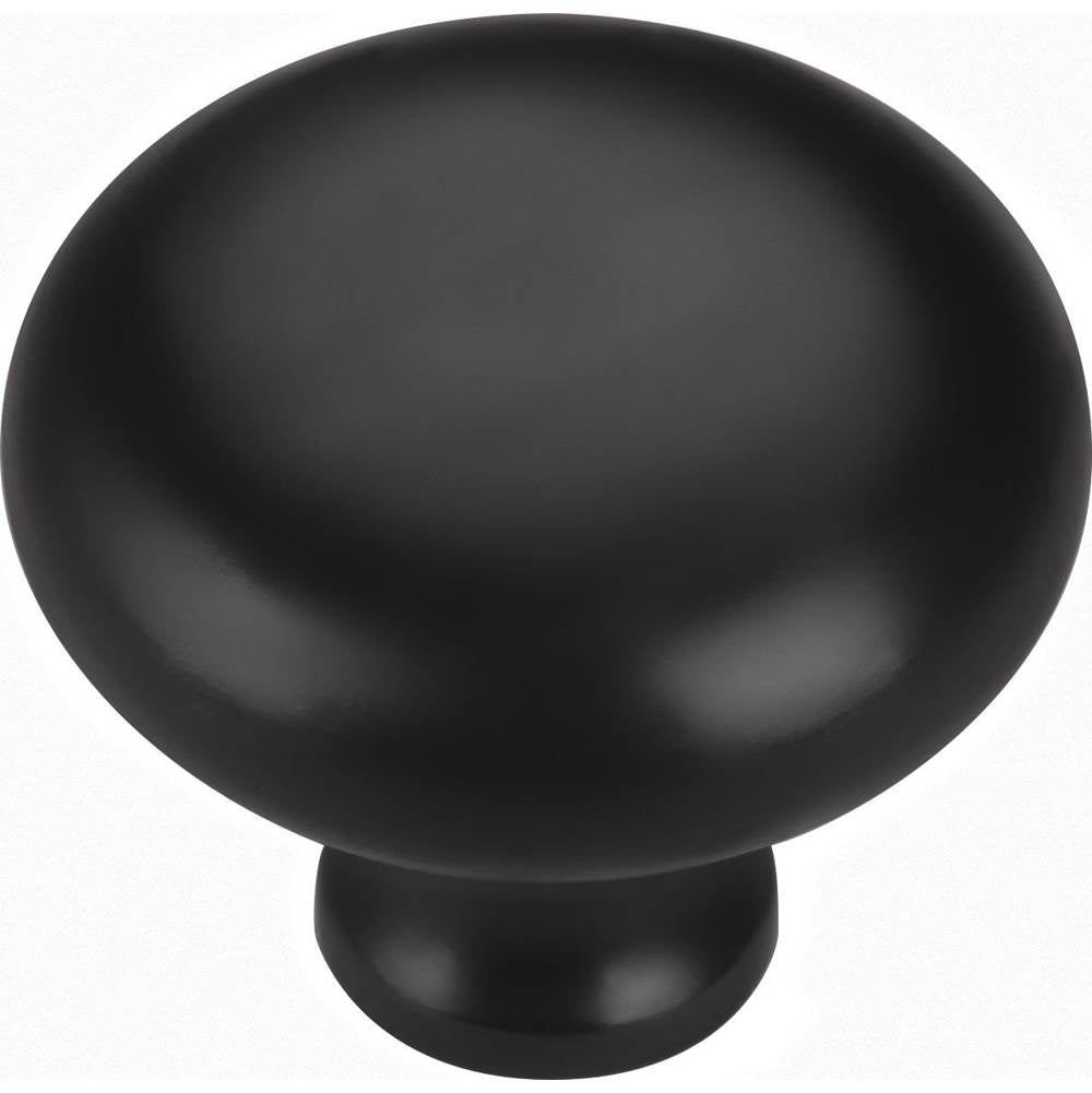 Ashley Norton - Round Cabinet Knob - Black