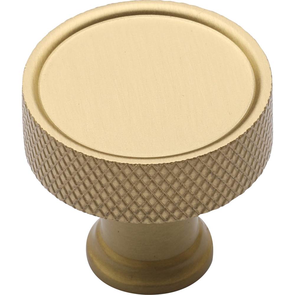 Ashley Norton - Lisbon Knurled Cabinet Knob - Satin Brass