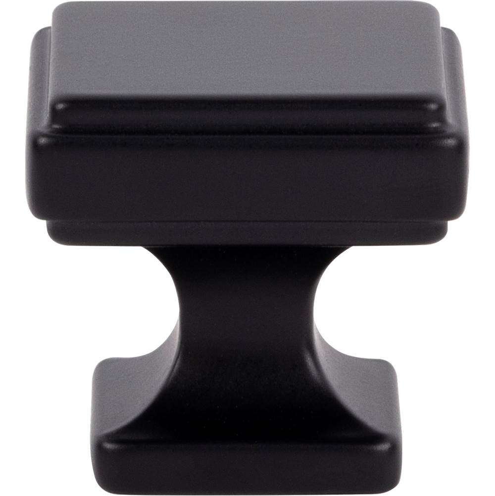 Atlas - Kate Knob 1 1/4 Inch Matte Black - Matte Black
