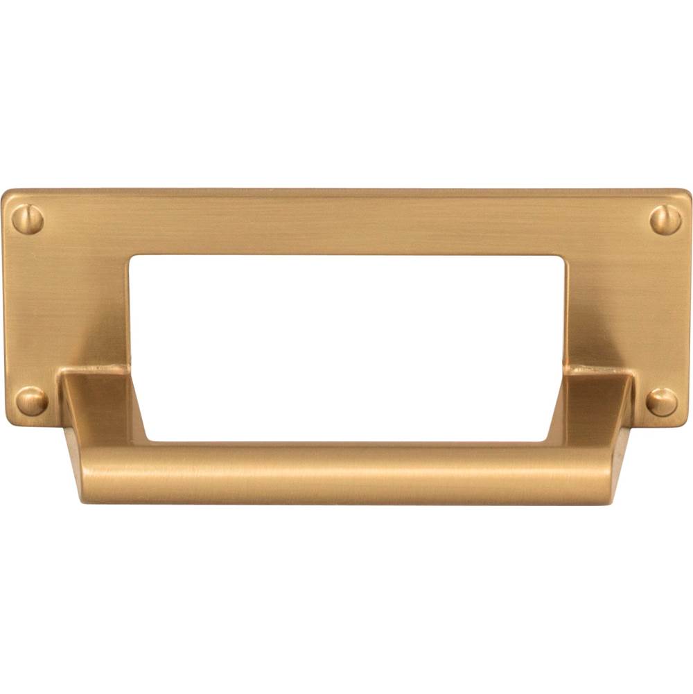 Atlas - Bradbury Cup Pull 3 Inch (c-c) Warm Brass - Warm Brass