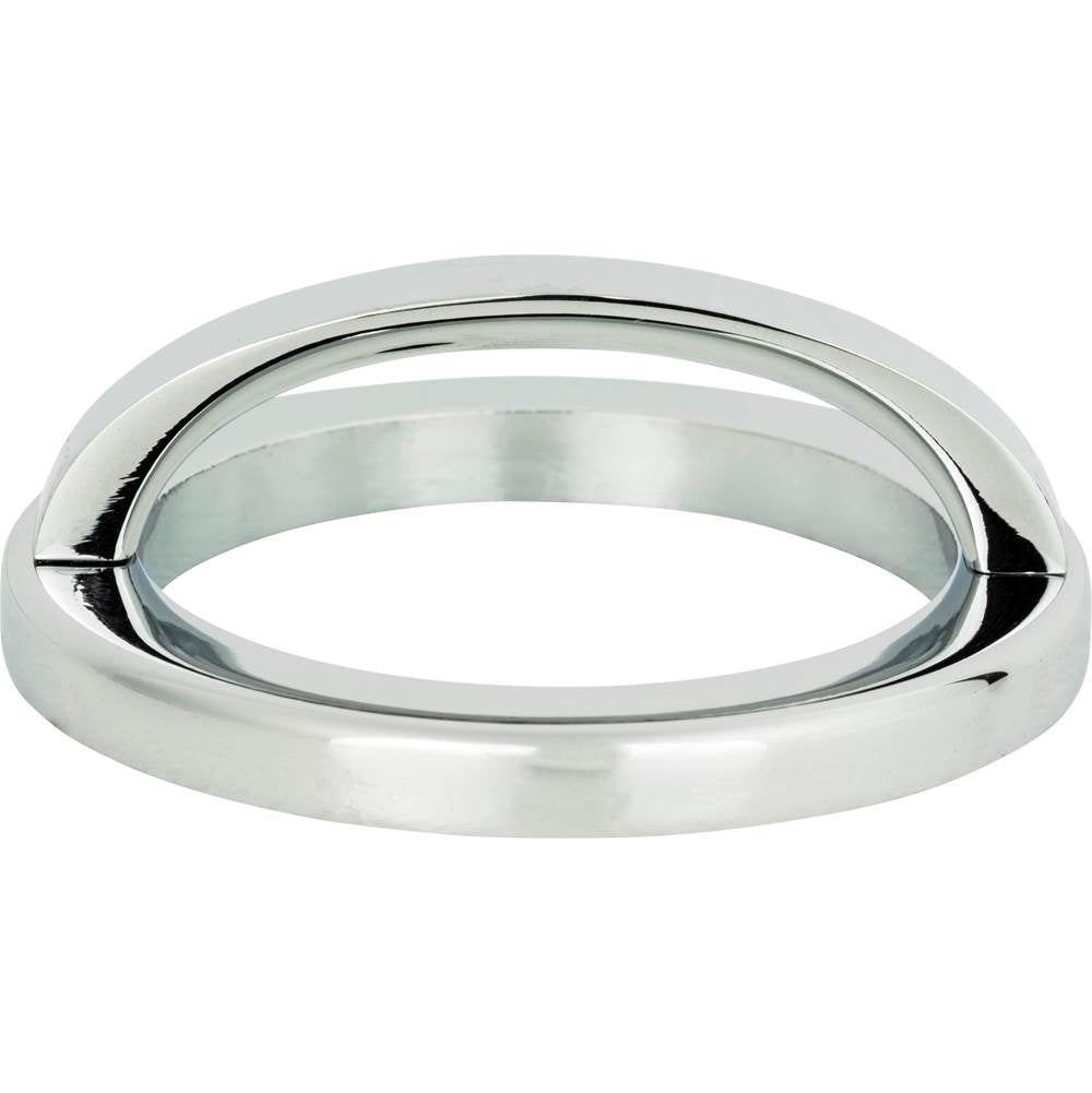 Atlas - Tableau Round Base and Top 2 1/2 Inch (c-c) Polished Chrome - Polished Chrome