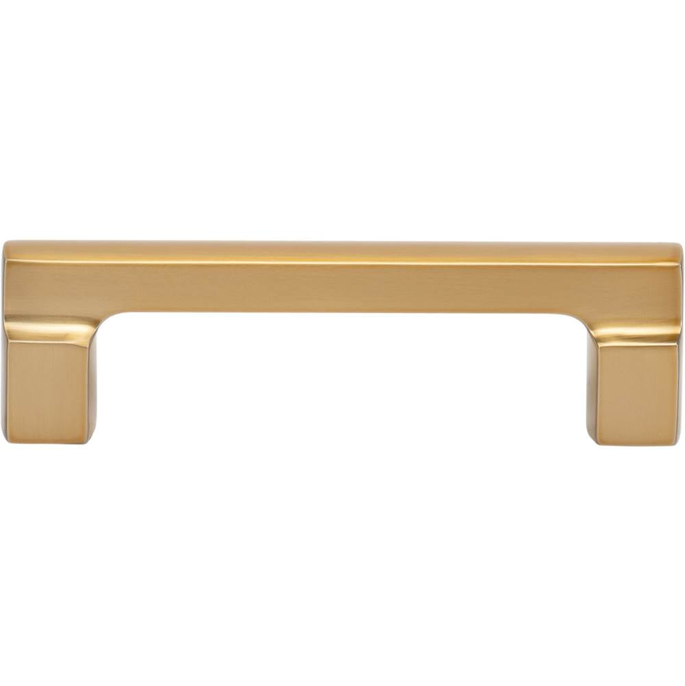 Atlas - Reeves Pull 3 3/4 Inch (c-c) Warm Brass - Warm Brass