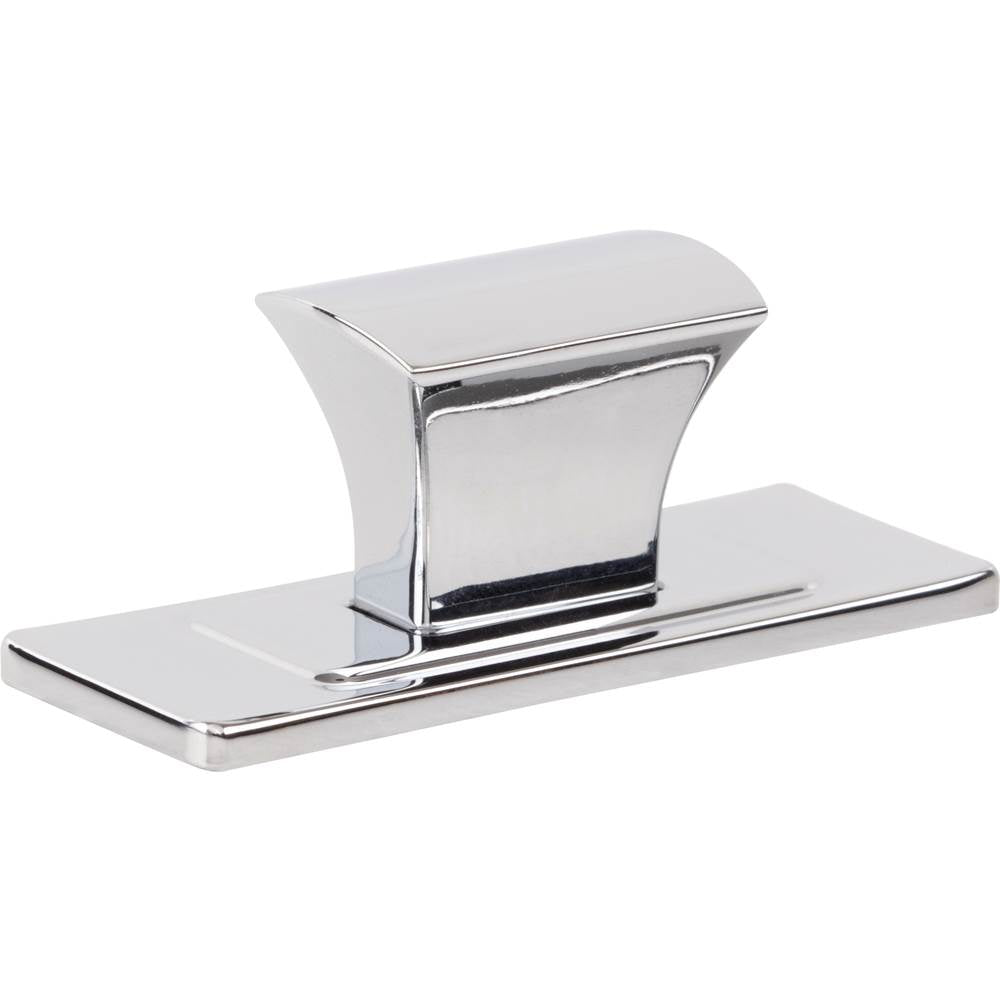 Zander Knob and Backplate 1 1/4 Inch Matte Black