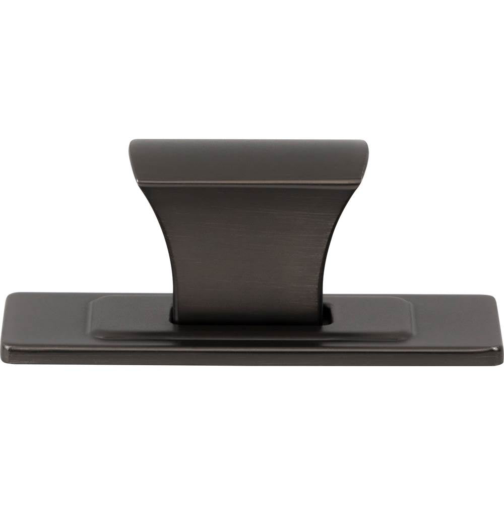 Atlas - Zander Knob and Backplate 1 1/4 Inch Slate - Slate