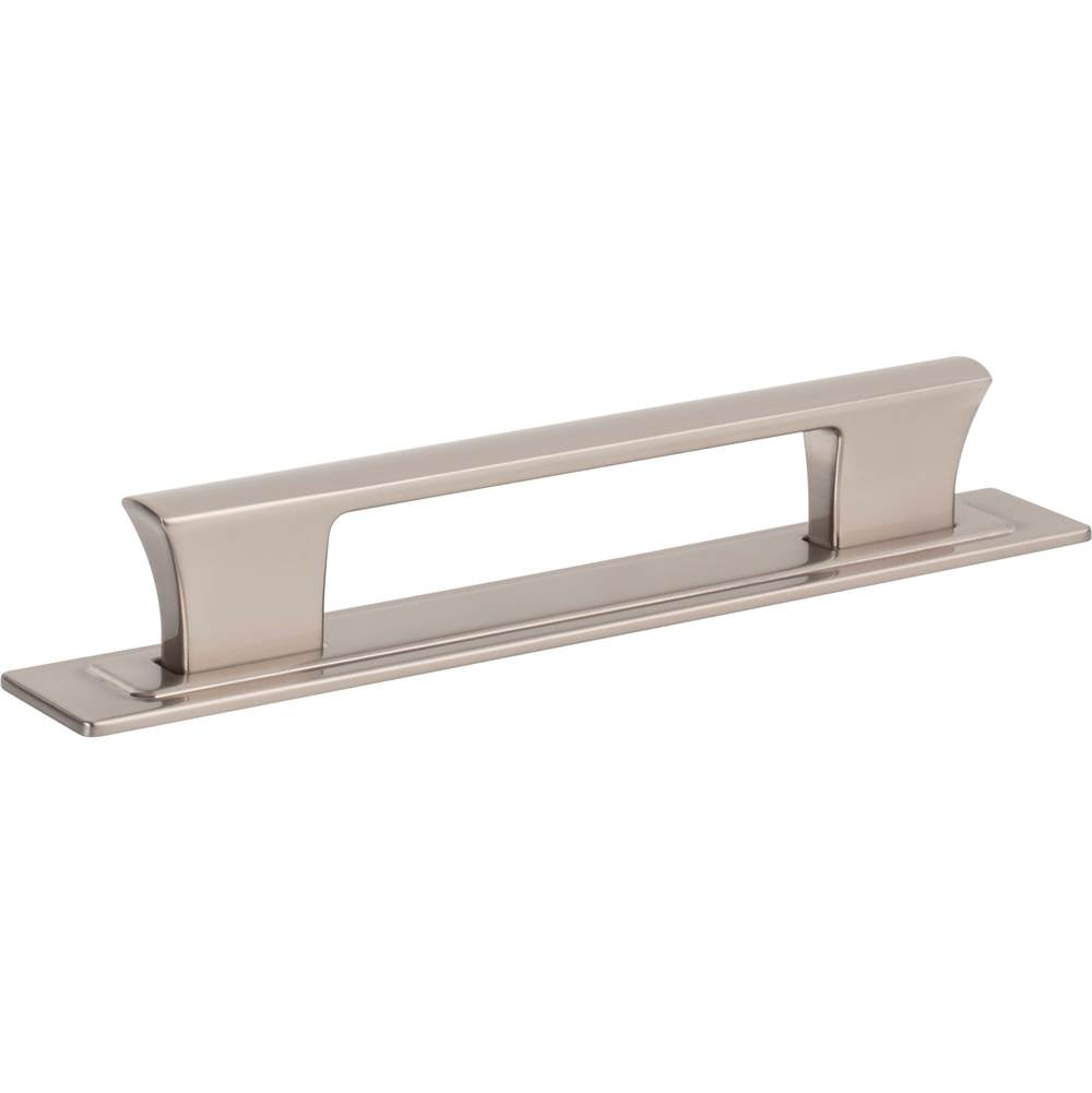 Zander Pull and Backplate 5 1/16 Inch (c-c) Matte Black