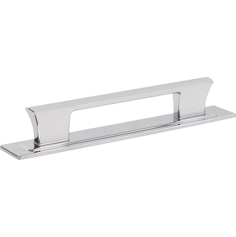 Zander Pull and Backplate 5 1/16 Inch (c-c) Matte Black