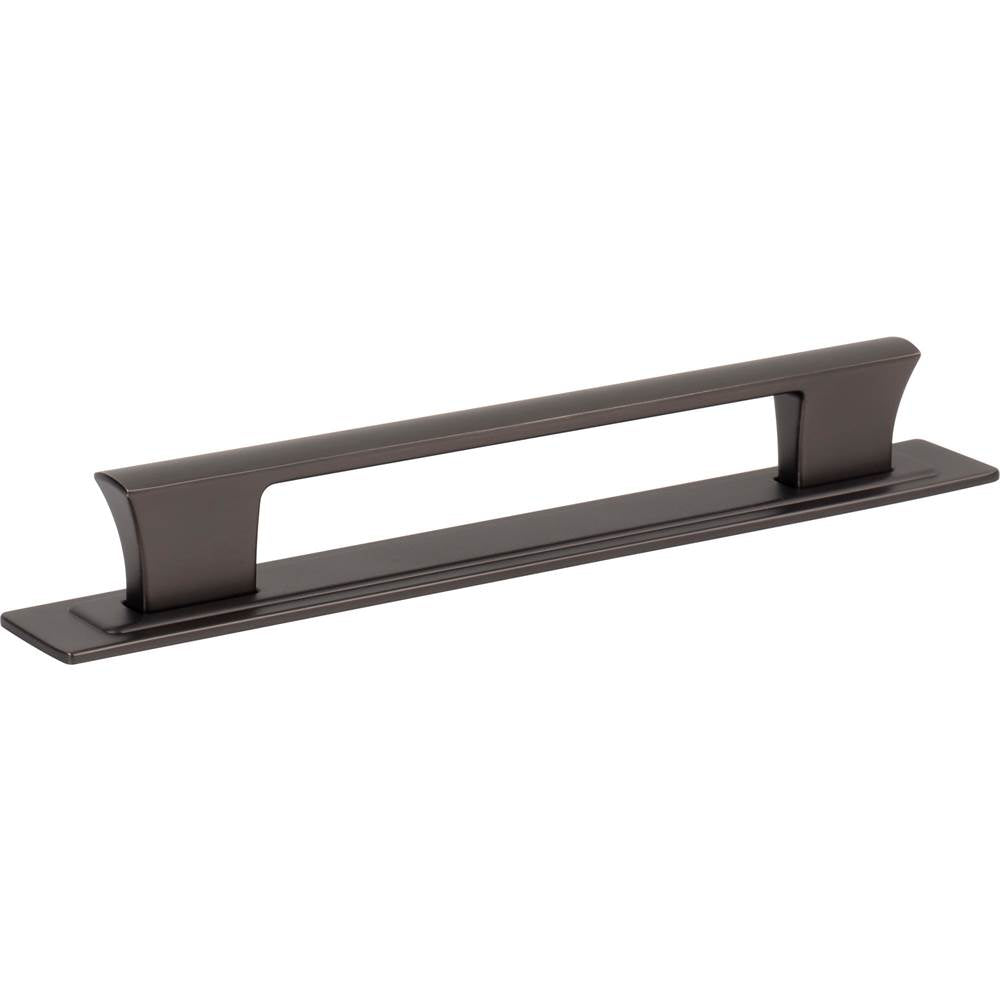 Zander Pull and Backplate 6 5/16 Inch (c-c) Matte Black