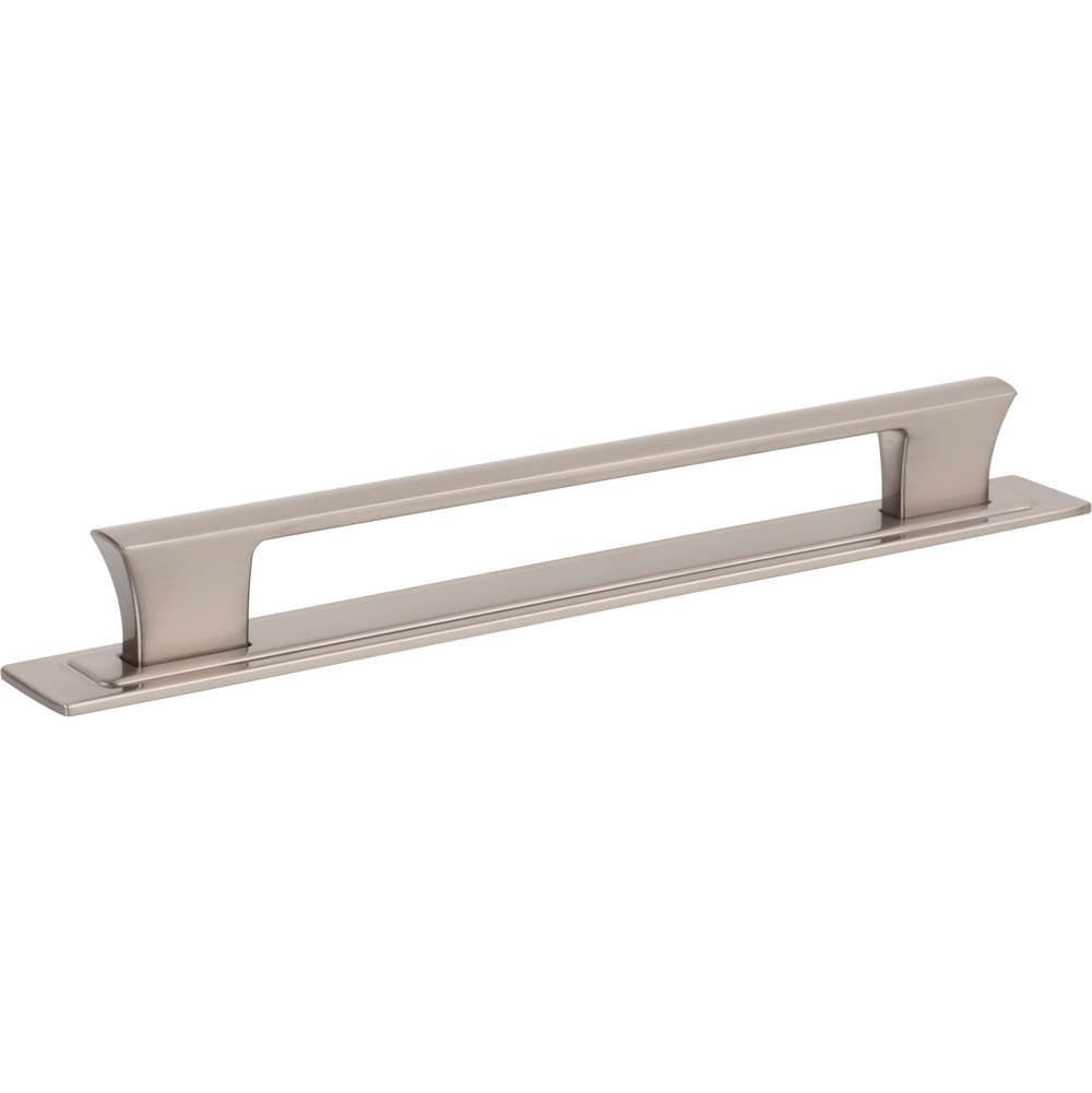 Zander Pull and Backplate 7 9/16 Inch (c-c) Matte Black