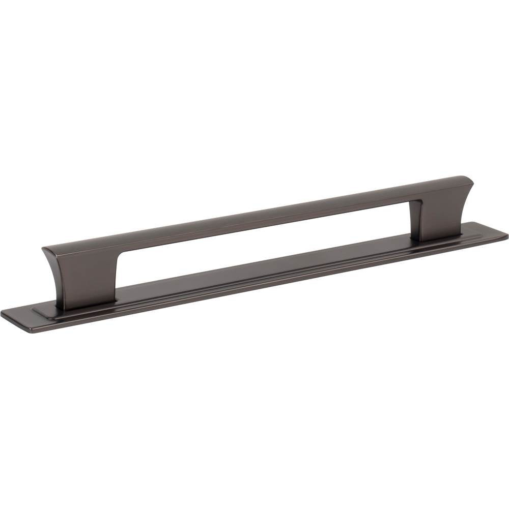 Zander Pull and Backplate 7 9/16 Inch (c-c) Matte Black