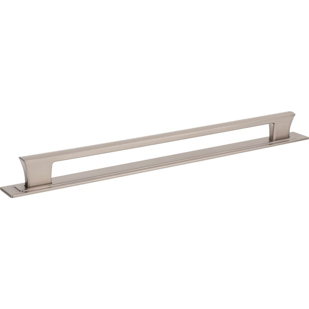 Zander Pull and Backplate 12 Inch (c-c) Matte Black