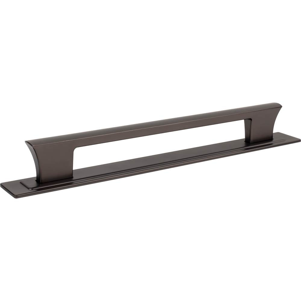 Zander App Pull and Backplate 12 Inch (c-c) Matte Black