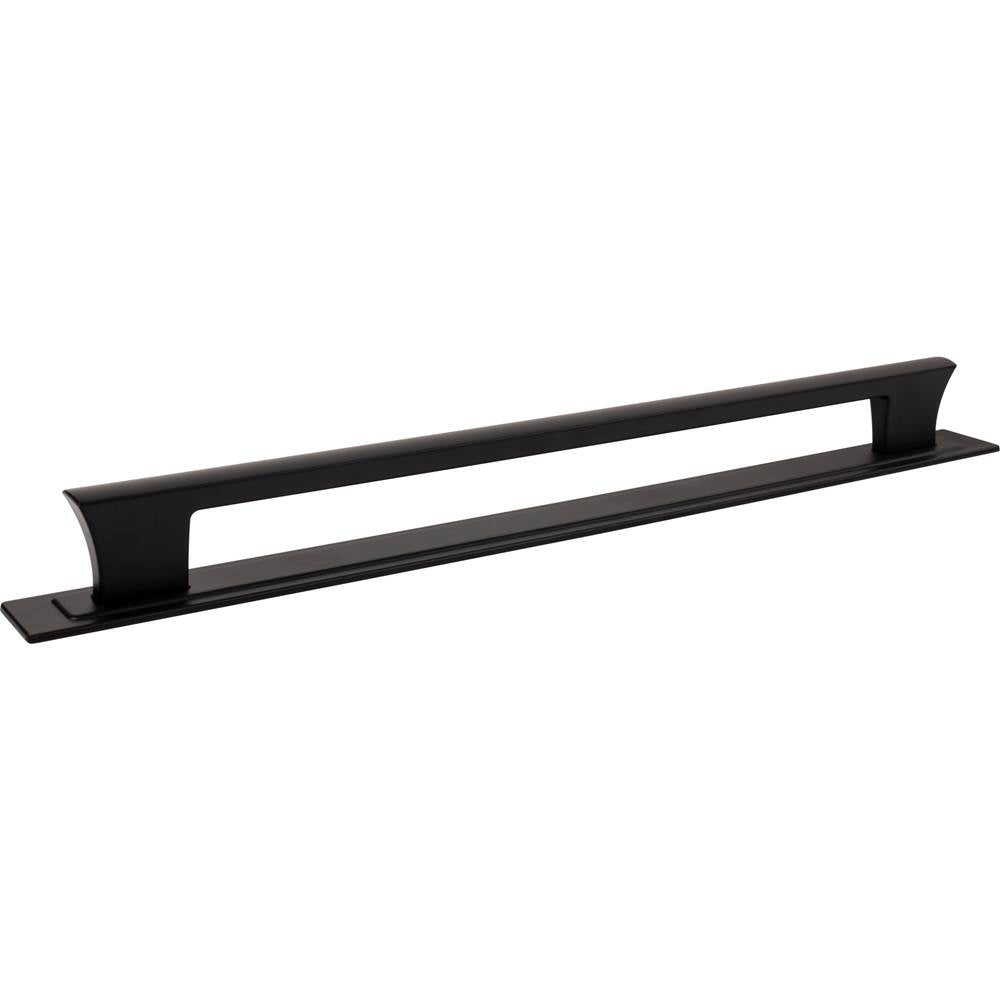 Zander App Pull and Backplate 18 Inch (c-c) Matte Black