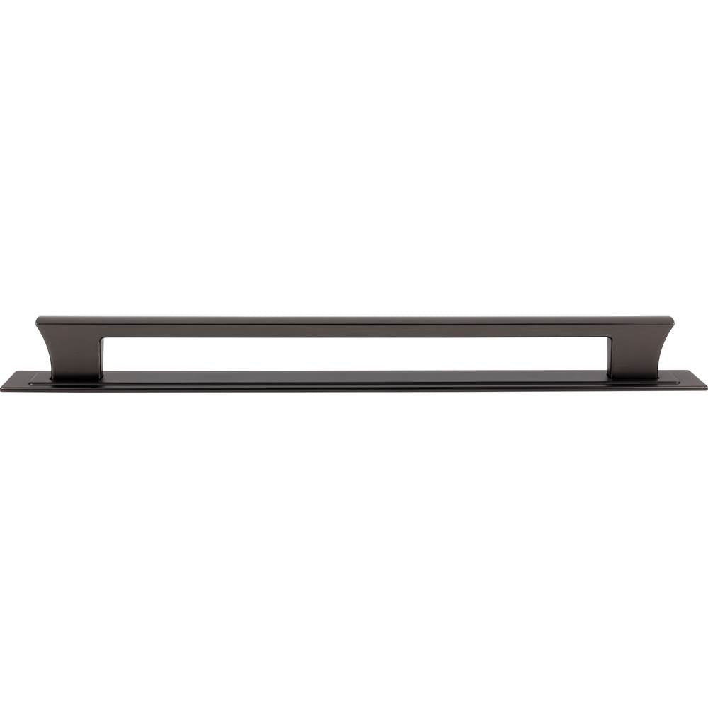 Atlas - Zander App Pull and Backplate 18 Inch (c-c) Slate - Slate