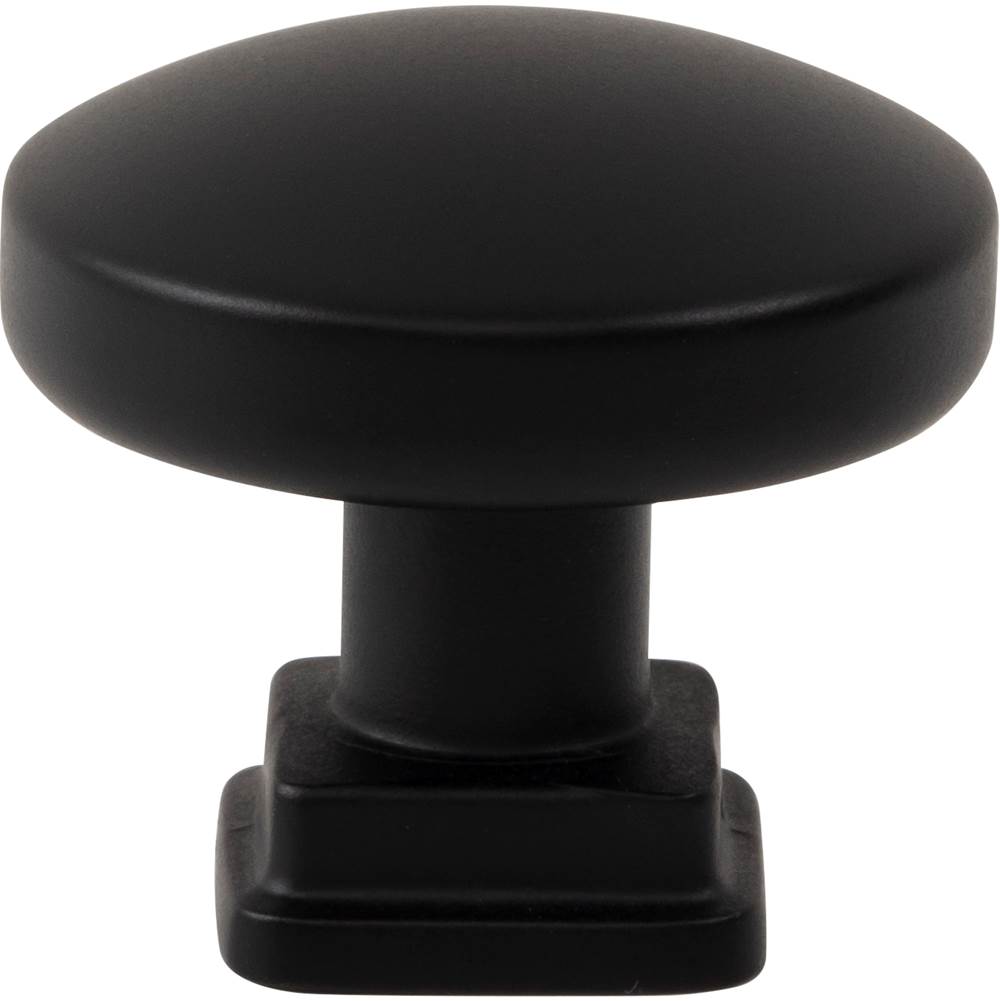 Atlas - Kimberton Knob 1 1/4 Inch Matte Black - Matte Black