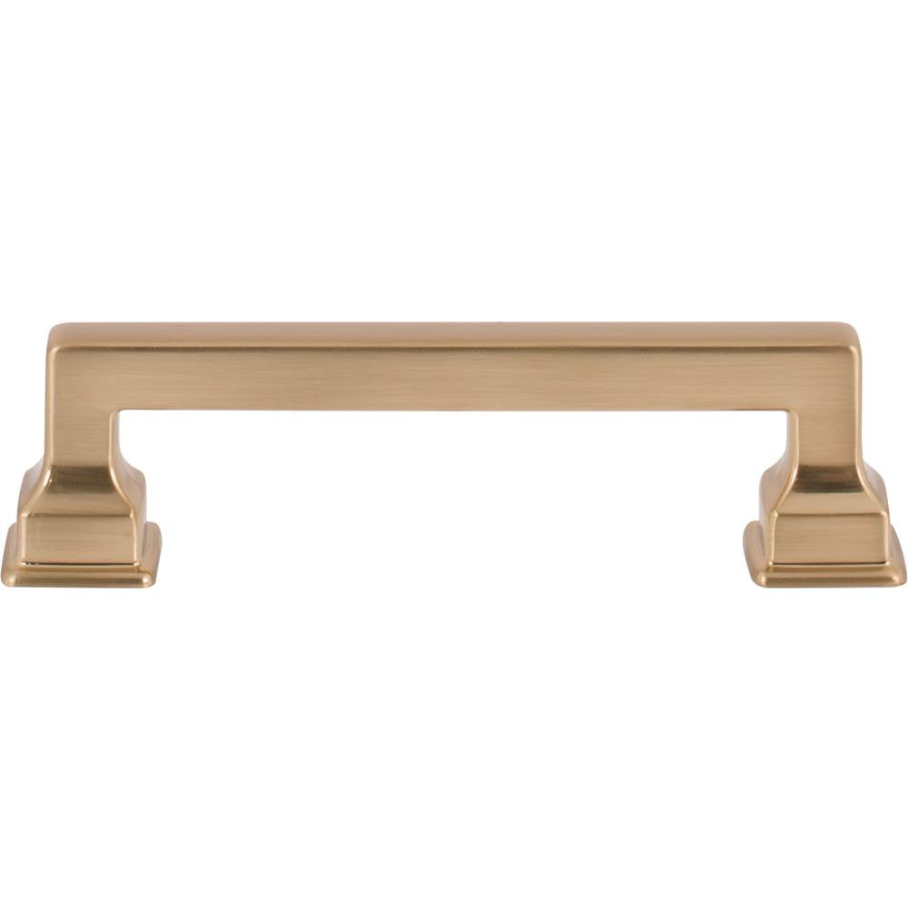 Atlas - Erika Pull 3 3/4 Inch (c-c) Warm Brass - Warm Brass