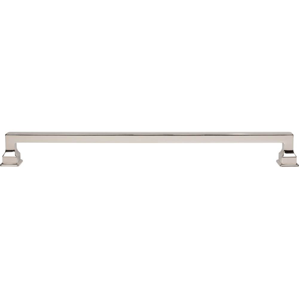 Atlas - Erika Appliance Pull 18 Inch (c-c) Polished Nickel - Polished Nickel