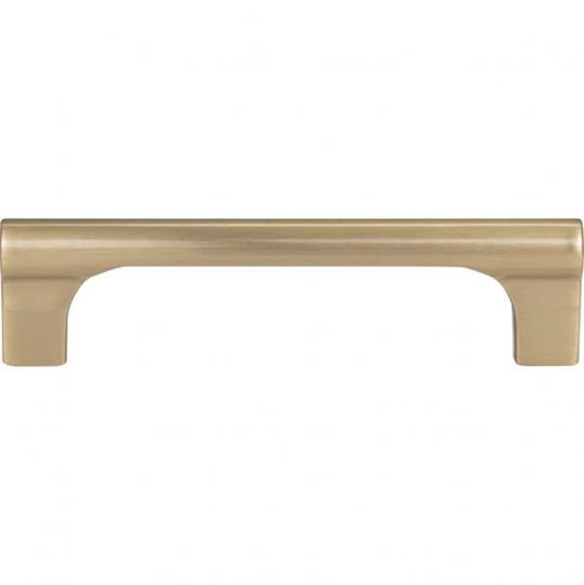 Atlas - Whittier Pull 3 3/4 Inch (c-c) Warm Brass - Warm Brass