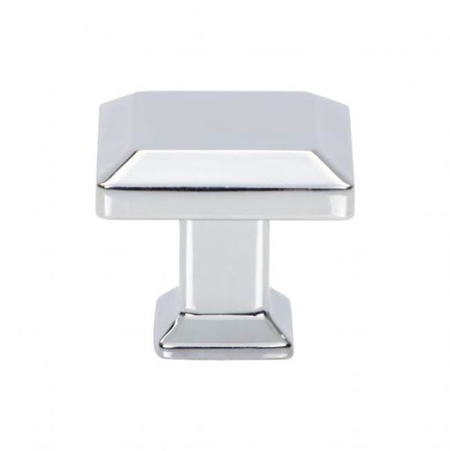 Sweetbriar Lane Square Knob 1 1/4 Inch Matte Black