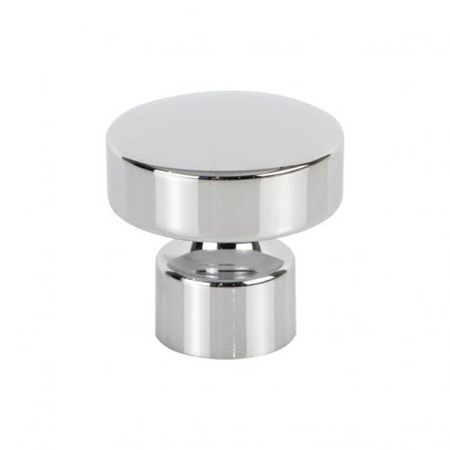 Atlas - Lennox Knob 1 1/4 Inch Polished Chrome - Polished Chrome