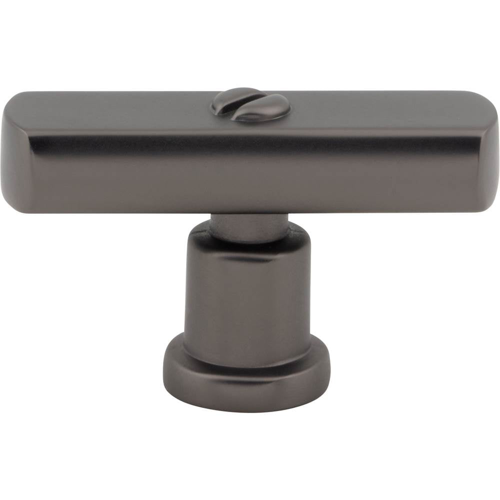 Atlas - Everitt T-Knob 2 Inch Slate - Slate